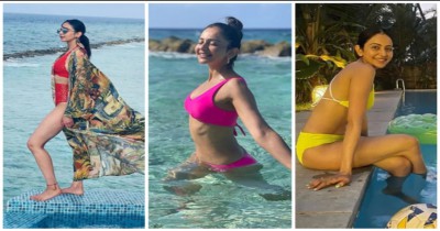 সমুদ্রসৈকতে স্নিগ্ধ রাকুল