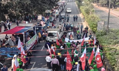 ইঞ্জিনিয়ার্স ইনস্টিটিউশন এলাকায় জড়ো হচ্ছেন নেতা-কর্মীরা