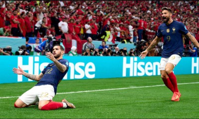 মরক্কোর বিপক্ষে প্রথমার্ধে ১-০ ব্যবধানে এগিয়ে ফ্রান্স