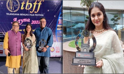 প্রথমবার দেশের বাইরে সিনেমায় পুরস্কার পেলেন মিথিলা